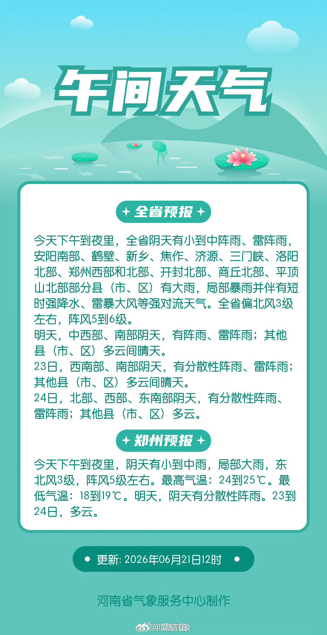 午间天气网页链接 （河南气象）信阳生活 信阳
