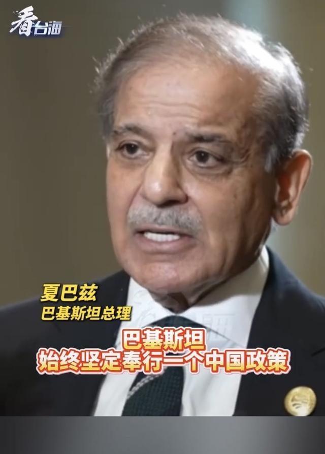 看到巴基斯坦总理夏巴兹在访谈里，极力表达对中国的热爱，多次强调始终坚定奉行一个中
