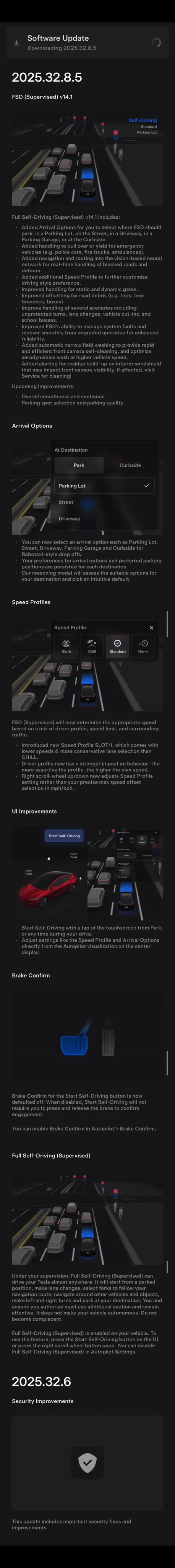 FSD V14来了。重点挑两个讲1驾驶过程中随时在屏幕选择到达目的地是...