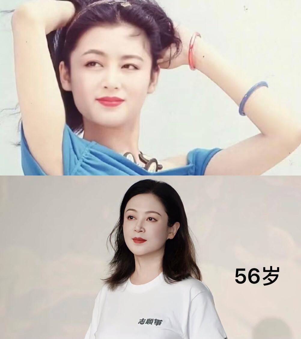 56岁的陈红这状态，
当得起一句真美人无畏岁月美足一生吧，
即便医美了，
这效果