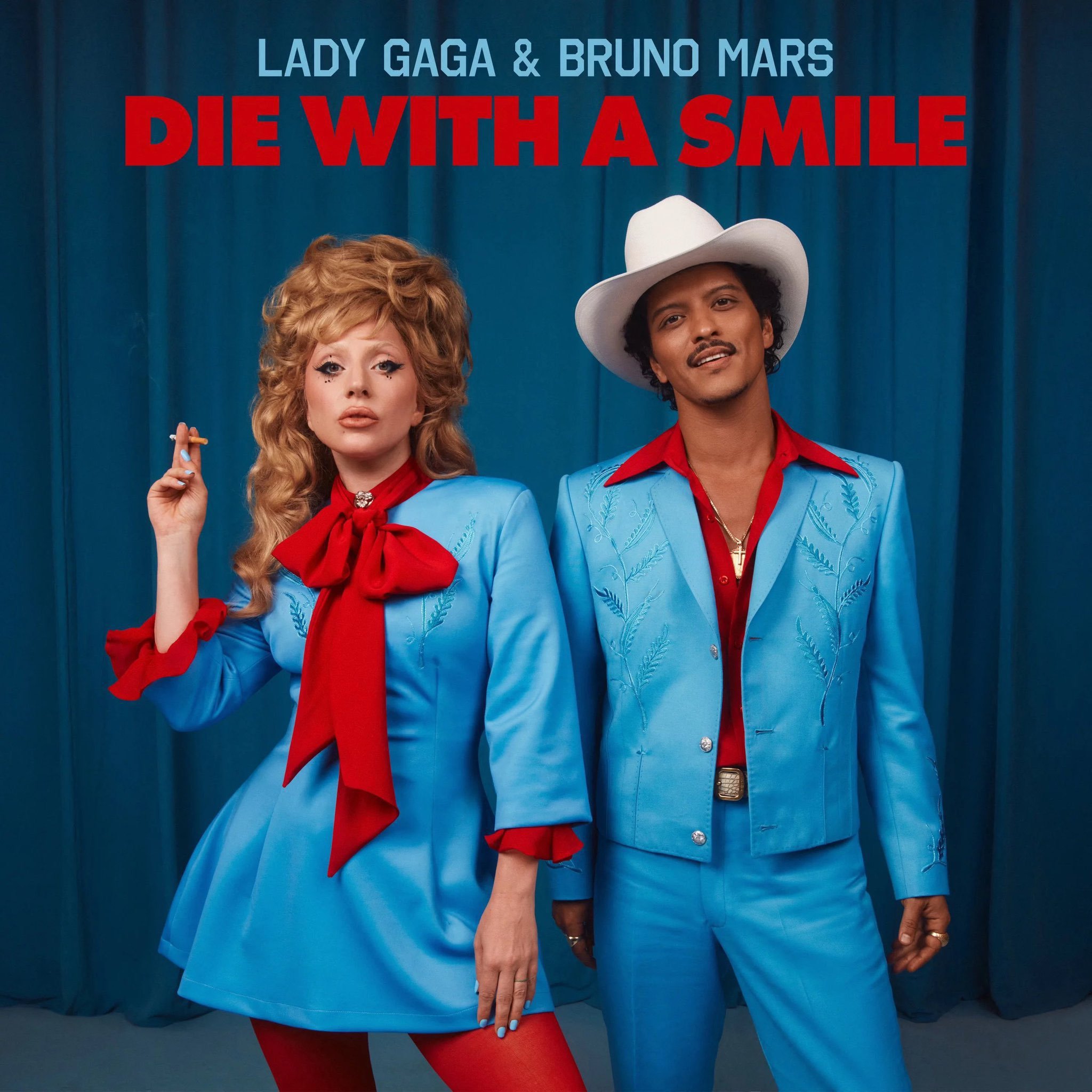 Lady Gaga占据当前Spotify全球榜前二:1. Die With A 