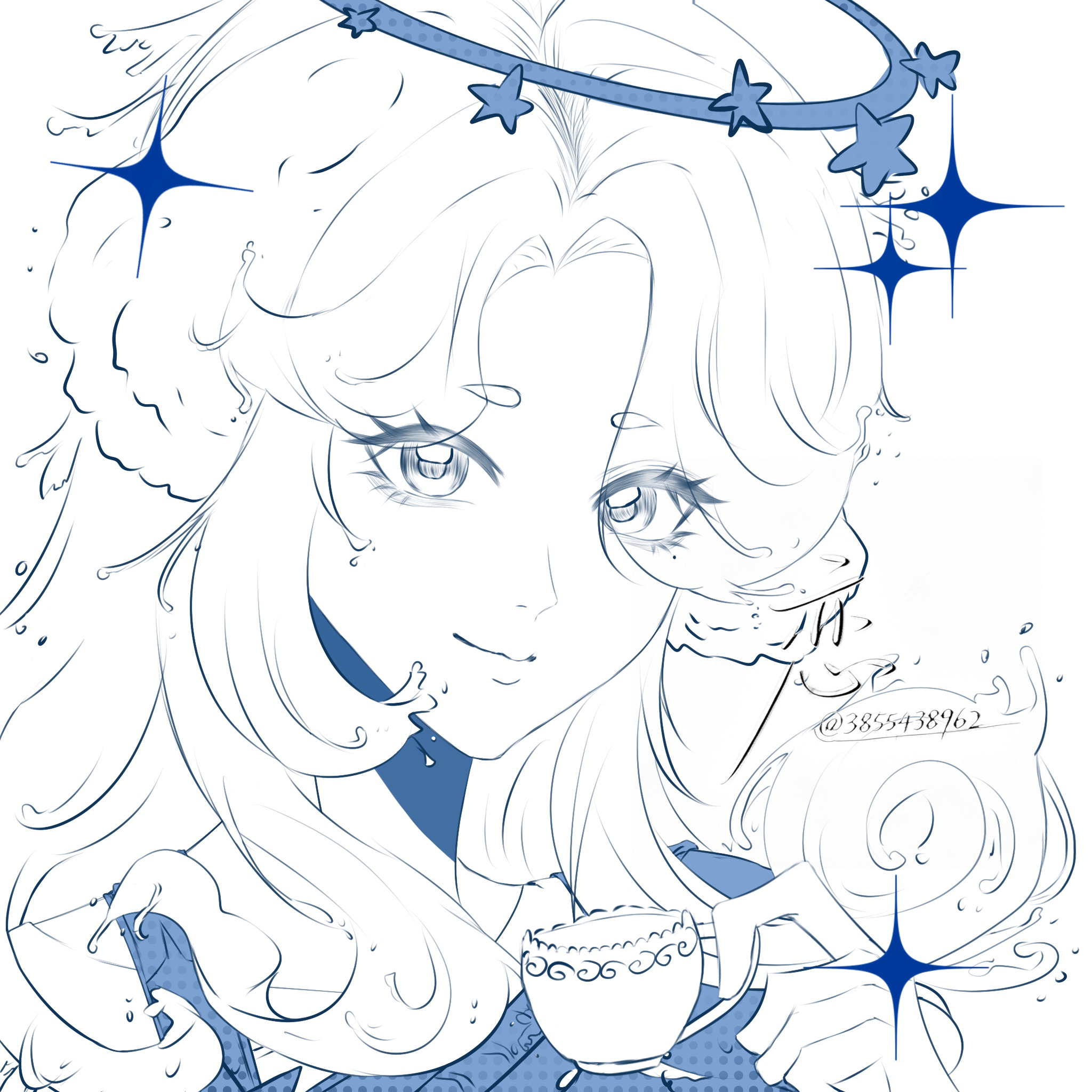 好久都没发我的oc了 这是我的oc Cerys 