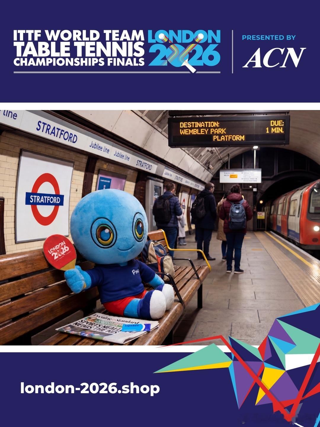 伦敦世乒赛团体赛 随处可见“Ping” 看多了我将会脱敏👽 