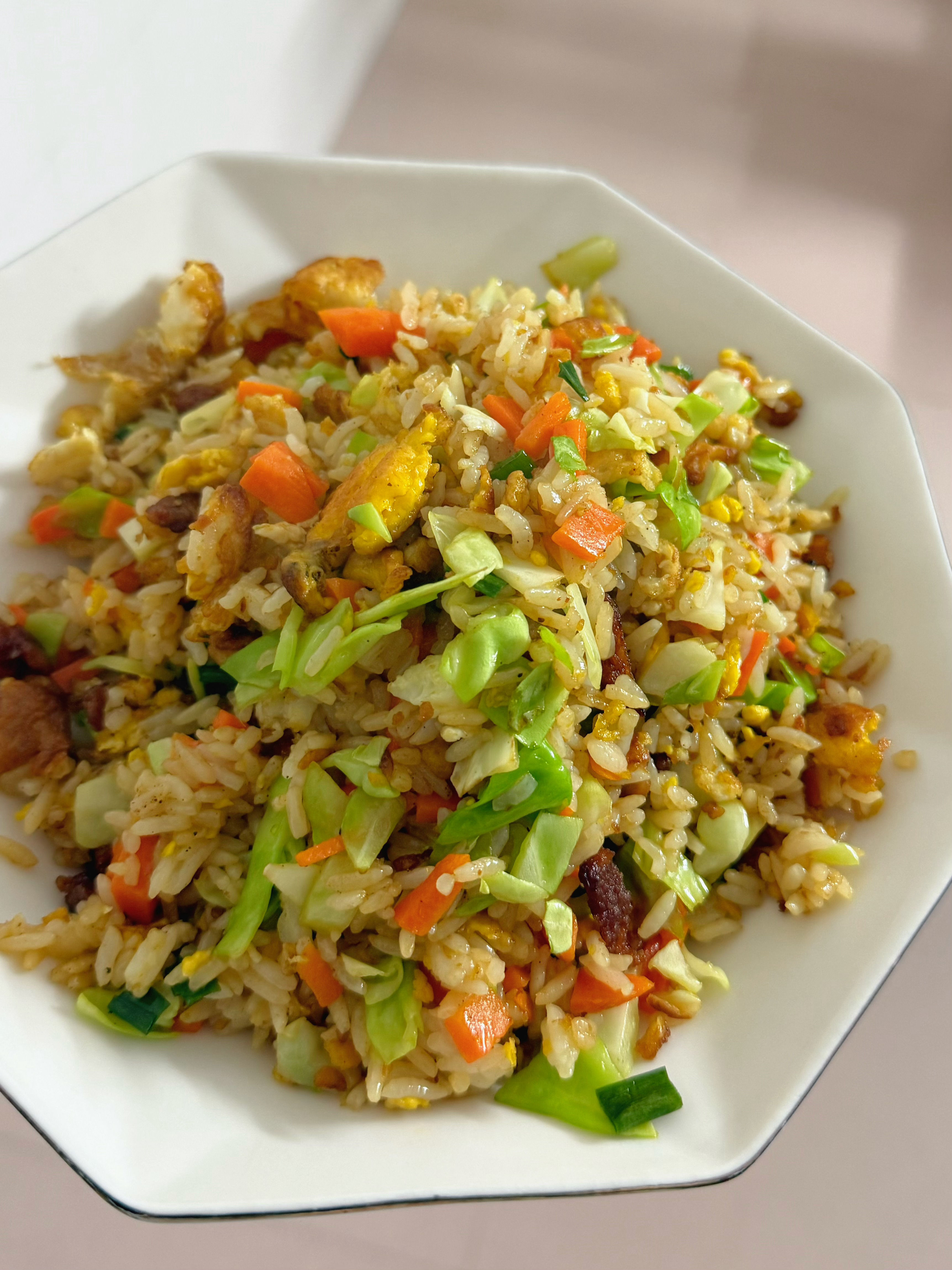 饭炒蛋今天吃什么 在家开启了一场蛋炒饭的较量…. 