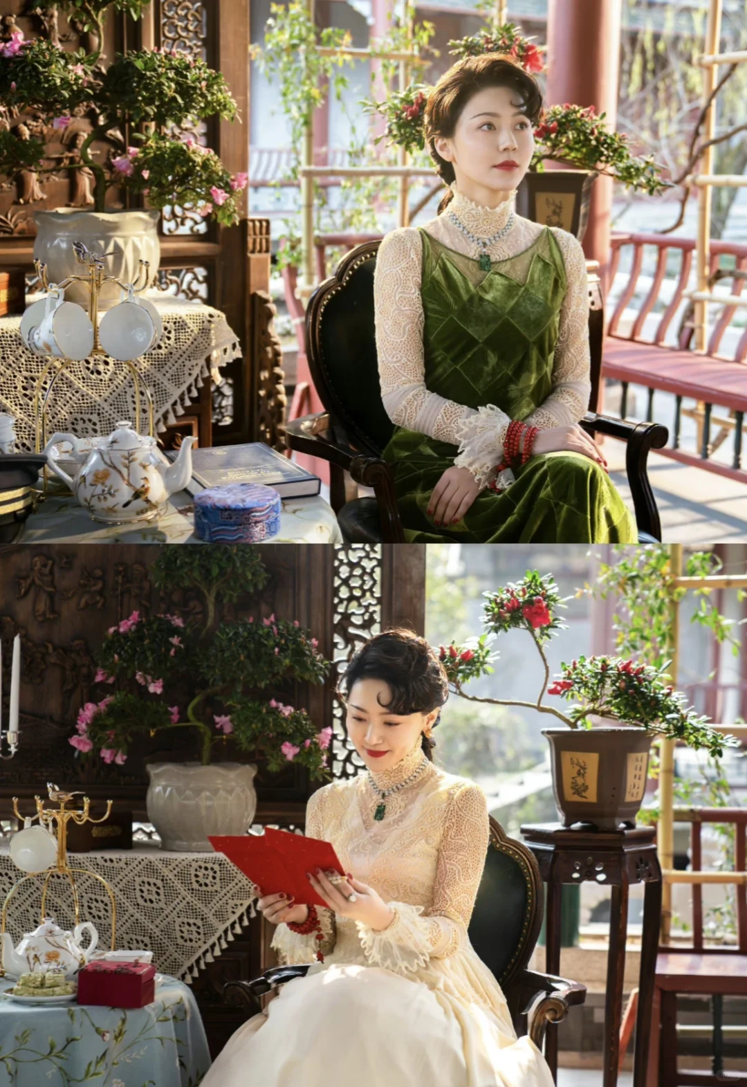 我能说她在这部剧里真的是美的冒泡吗