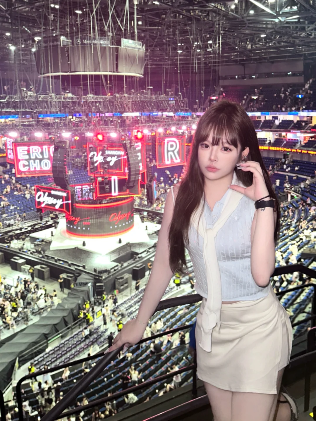 穿蓝色去看周兴哲啦🩵 演唱会拍照