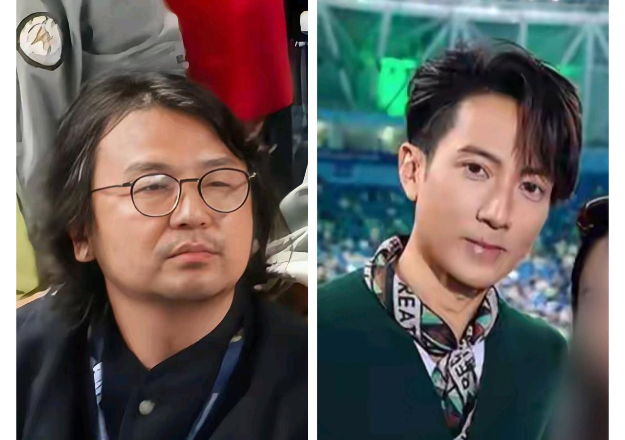雷佳音这是经历了什么？
难道是拍戏需要增重了吗？
吴尊比他大4岁看起来像30岁。