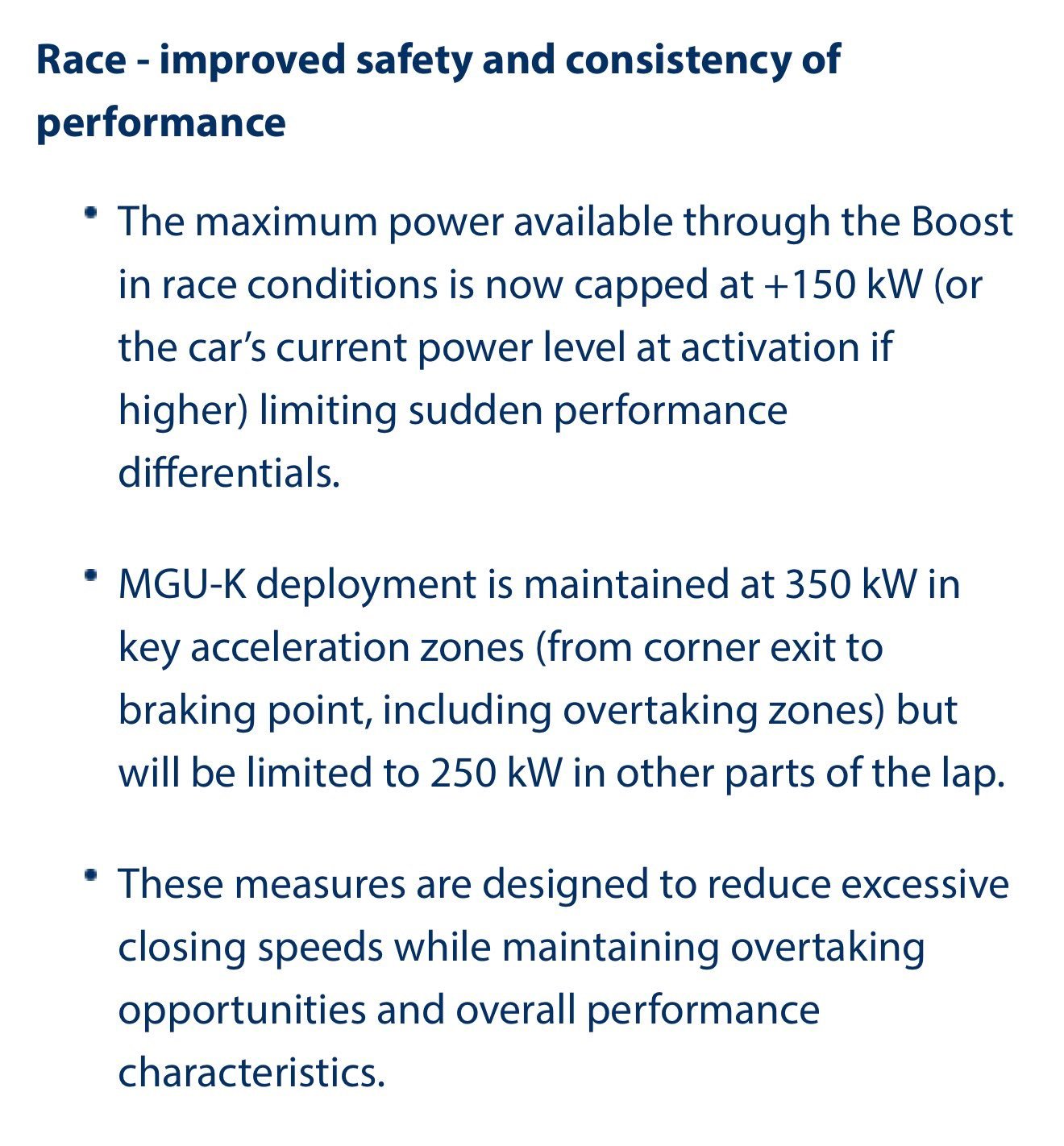 FIA国际汽联、F1官方、各支F1车队、FIA技术代表以及各家动力单元制造商通过