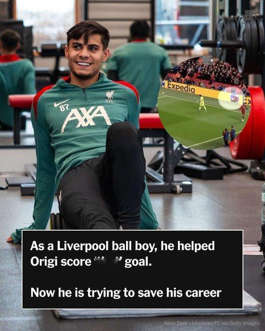 利物浦青训 TA：奥克利·坎诺尼尔想重新开始。他已经两年多没有这种感觉了。即便曾