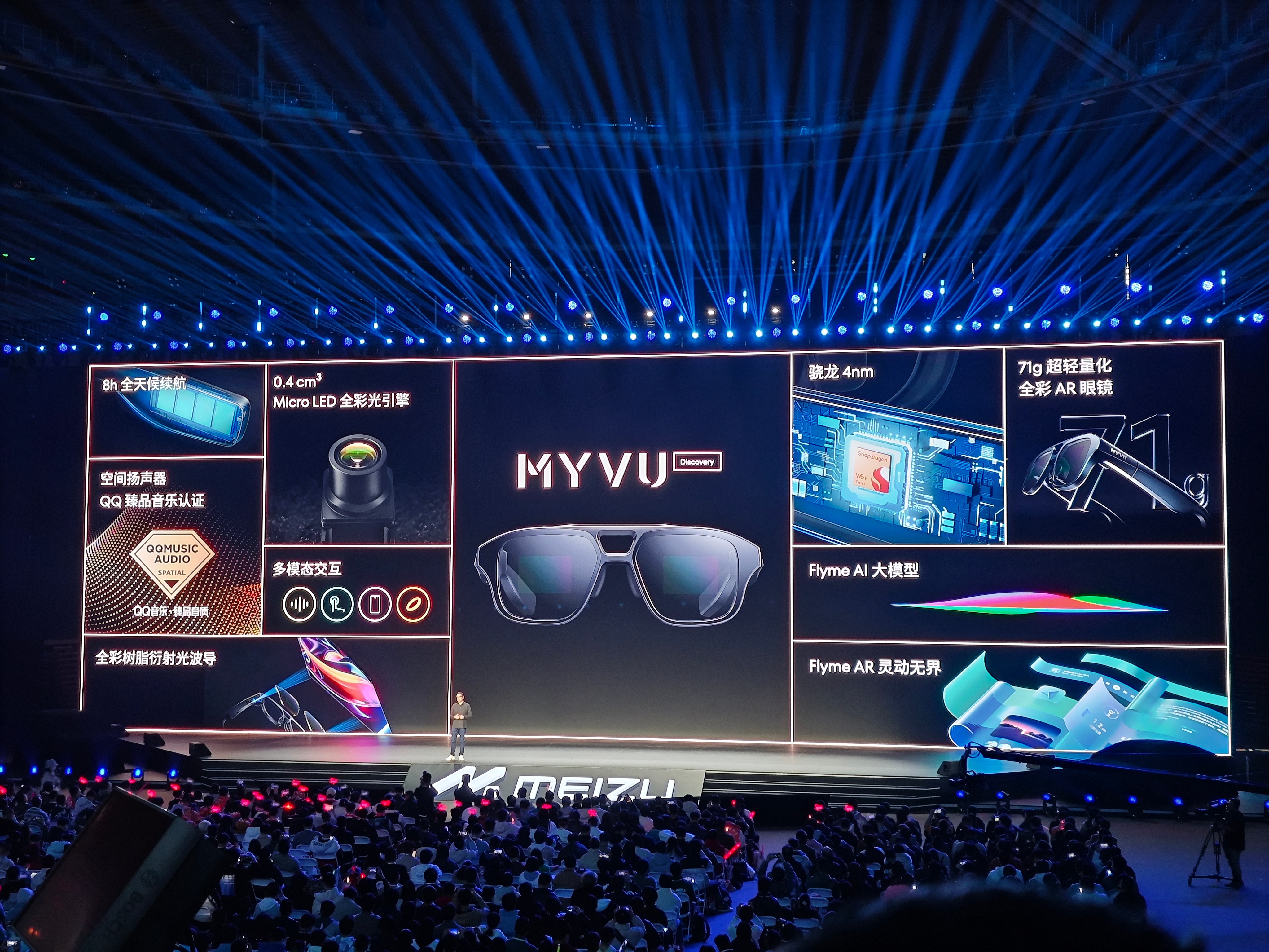 魅族发布两款AR智能眼镜，MYVU Discovery价格9999，MYVU价格