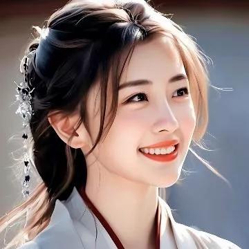 温婉的笑容，古典的韵味，仿佛穿越时空的美丽。