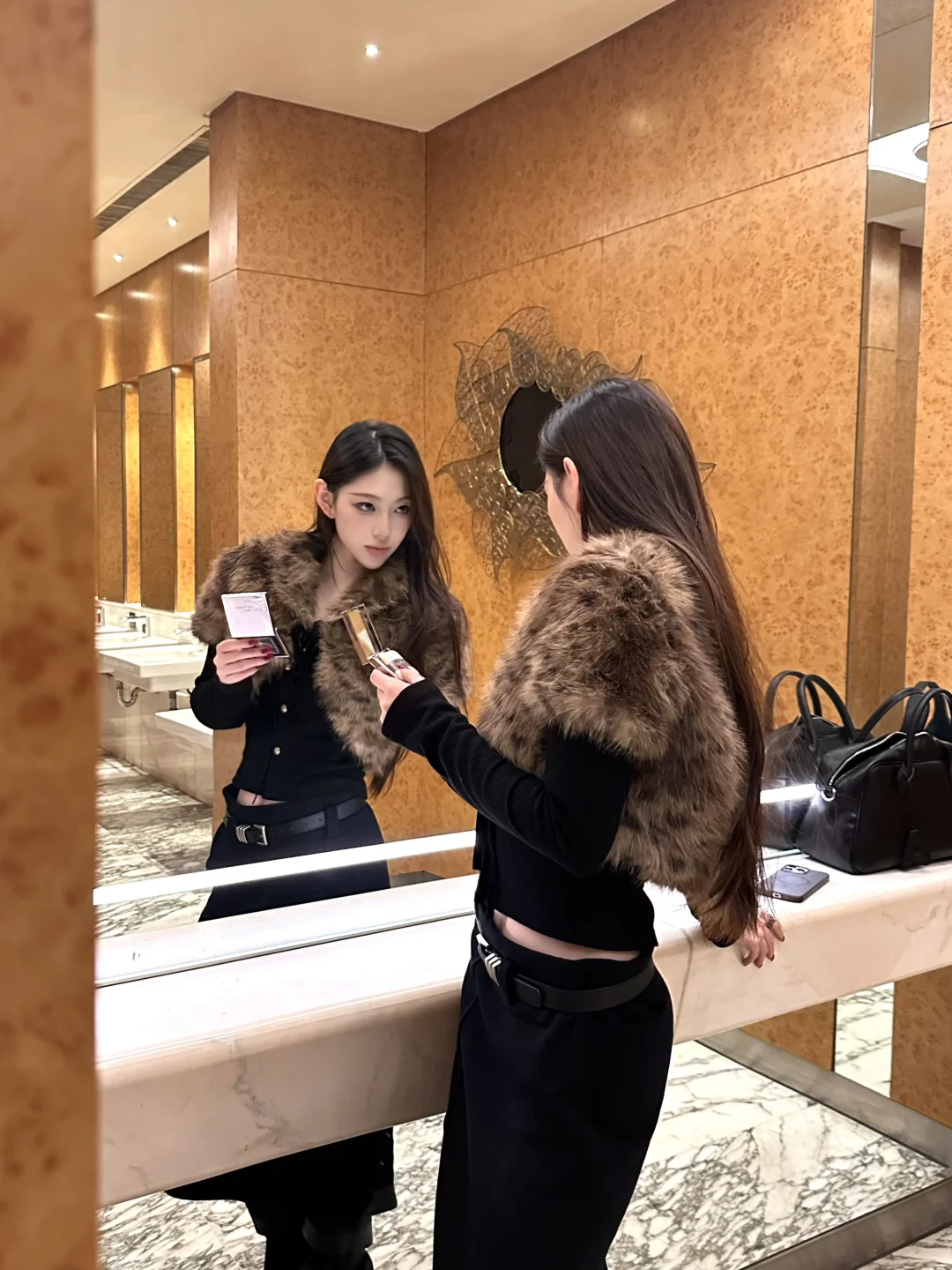 Sexy lady in leopard print