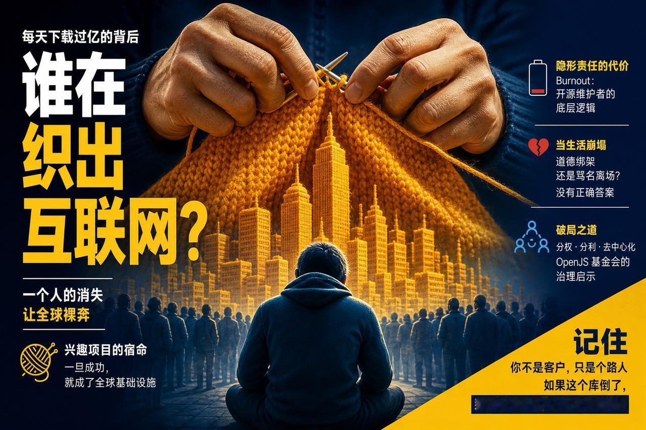 【开源维护者：在“用爱发电”与“基础设施责任”的钢丝上行走】

Lodash 每