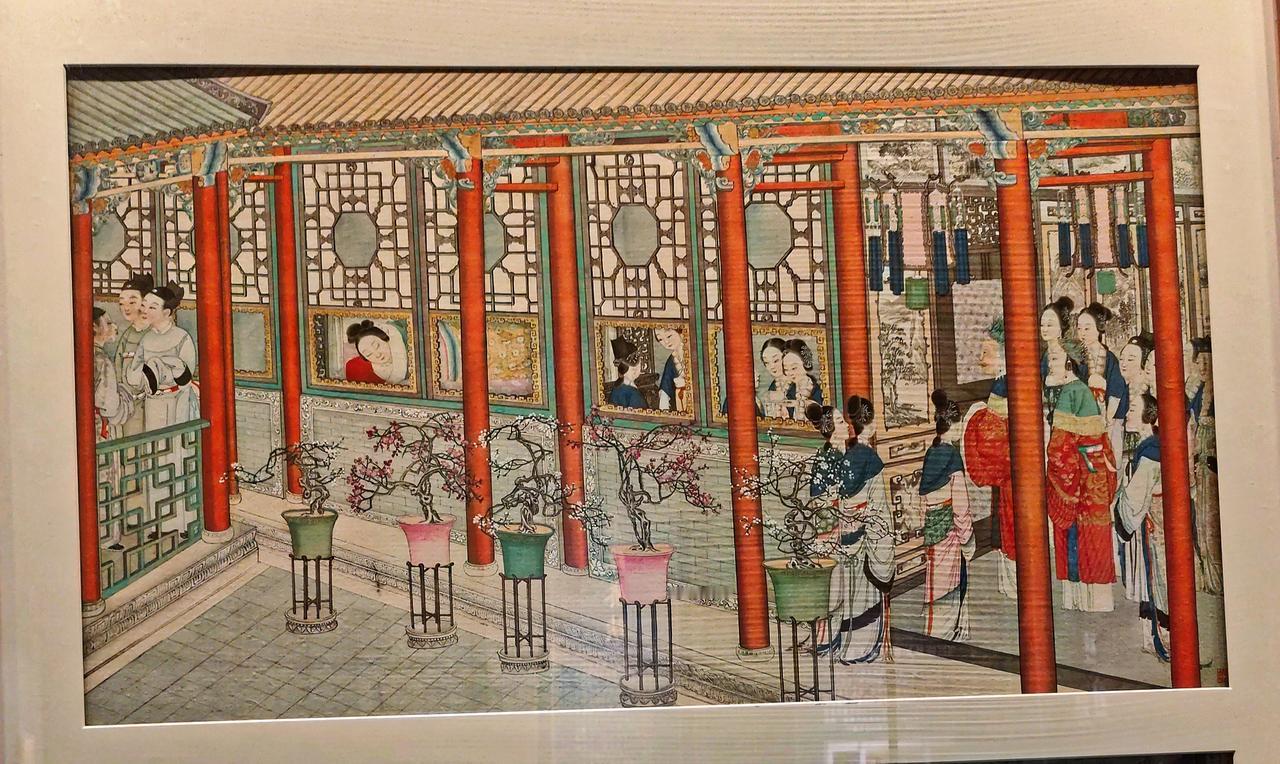 《红楼梦》彩绘画册真跡展
   ″绘梦三重缘一一辽宁与红楼梦文化展″，在《沈阳博
