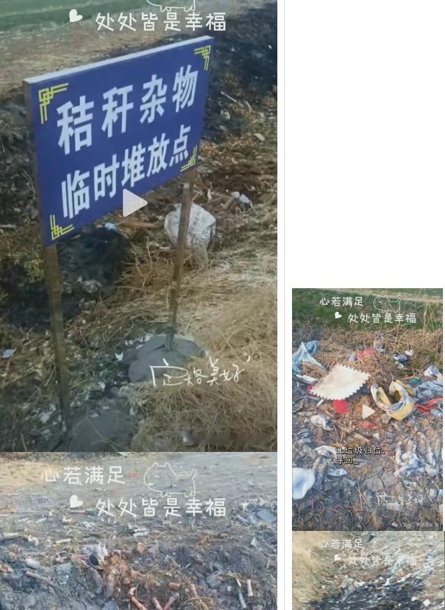 【龙冈镇秸秆禁烧工作存在漏洞，临时堆放点管理亟待加强】龙冈镇对于焚烧秸秆宣传有待