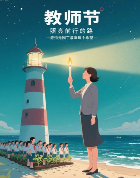 明天是第 42 个教师节。教育部今天发了首主题歌，名字叫《引路人》。
"全国 1