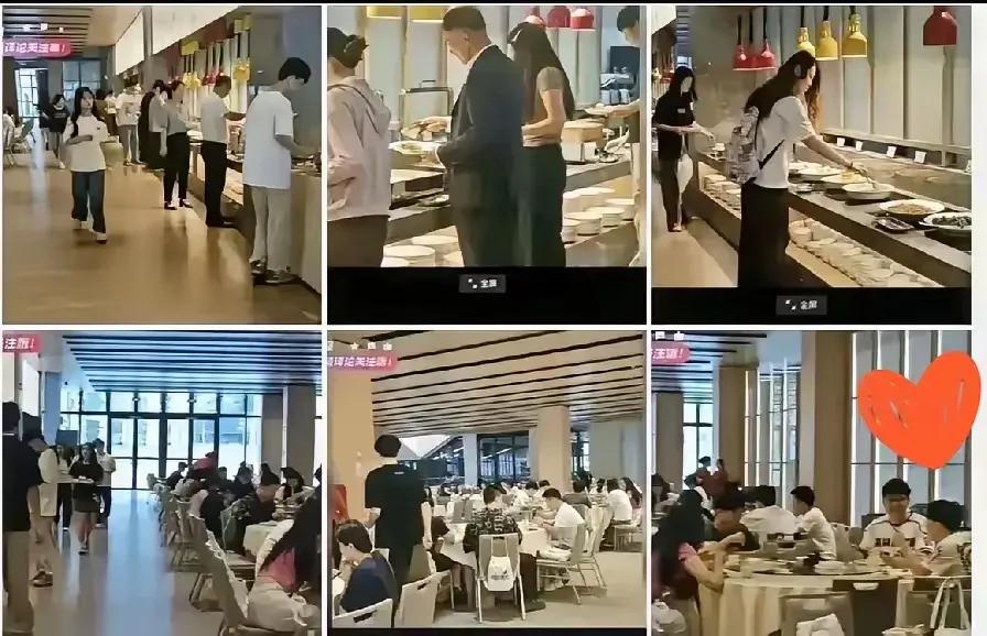 福耀科技大学食堂被推上风口了！
不是饭菜有问题，而是
最近曝光的一组照片显示学生