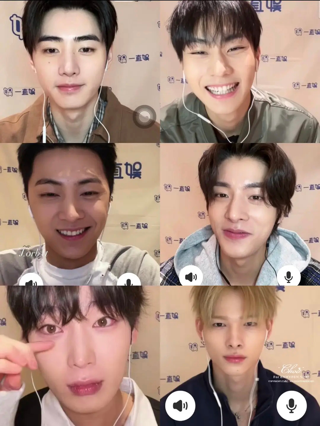 enhypen今天六人签售颜值梁祯元 朴综星 沈载伦 朴成训 金善禹 西村力 