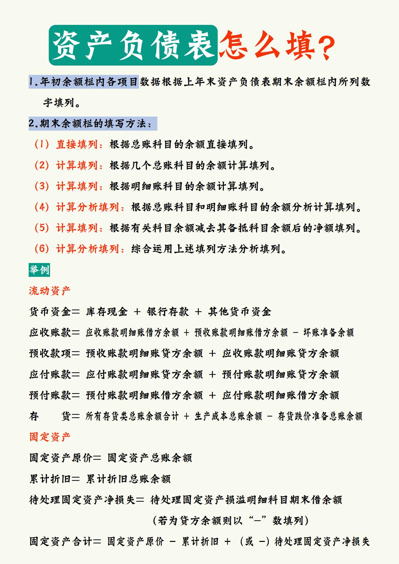 资产负债表怎么填？一文全搞懂，附8个资产负债表模板，带公式，可自动分析