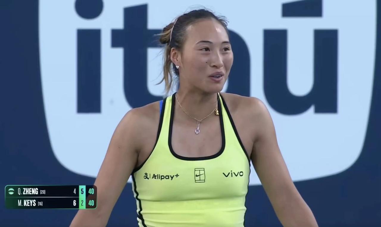熟悉的郑钦文回来了！会逆转大满贯冠军吗？WTA1000迈阿密赛单打第三轮，郑钦文