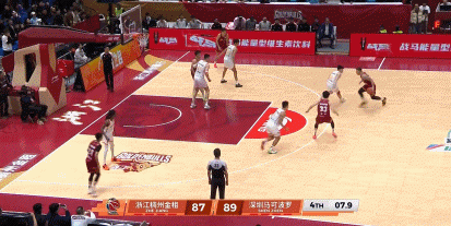 准绝杀与反绝杀！今晚CBA常规赛浙江对阵深圳的比赛中，两队的核心外援约克和史密斯