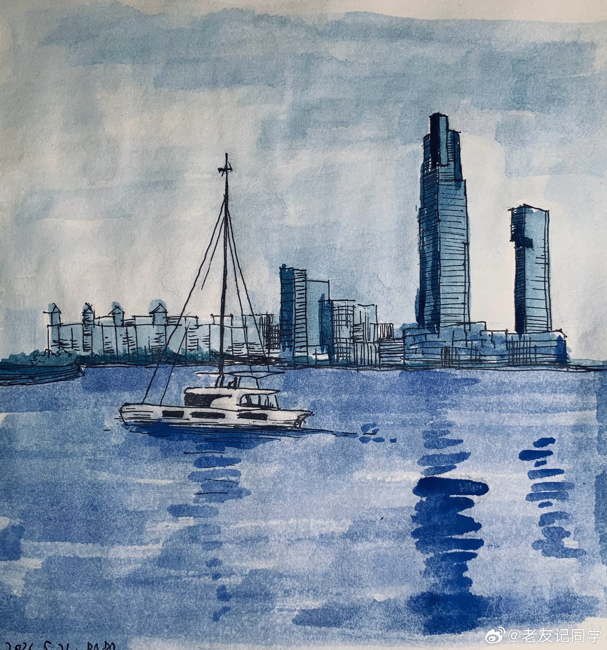 快进到开始画画来调整心态了，老登好苦a股