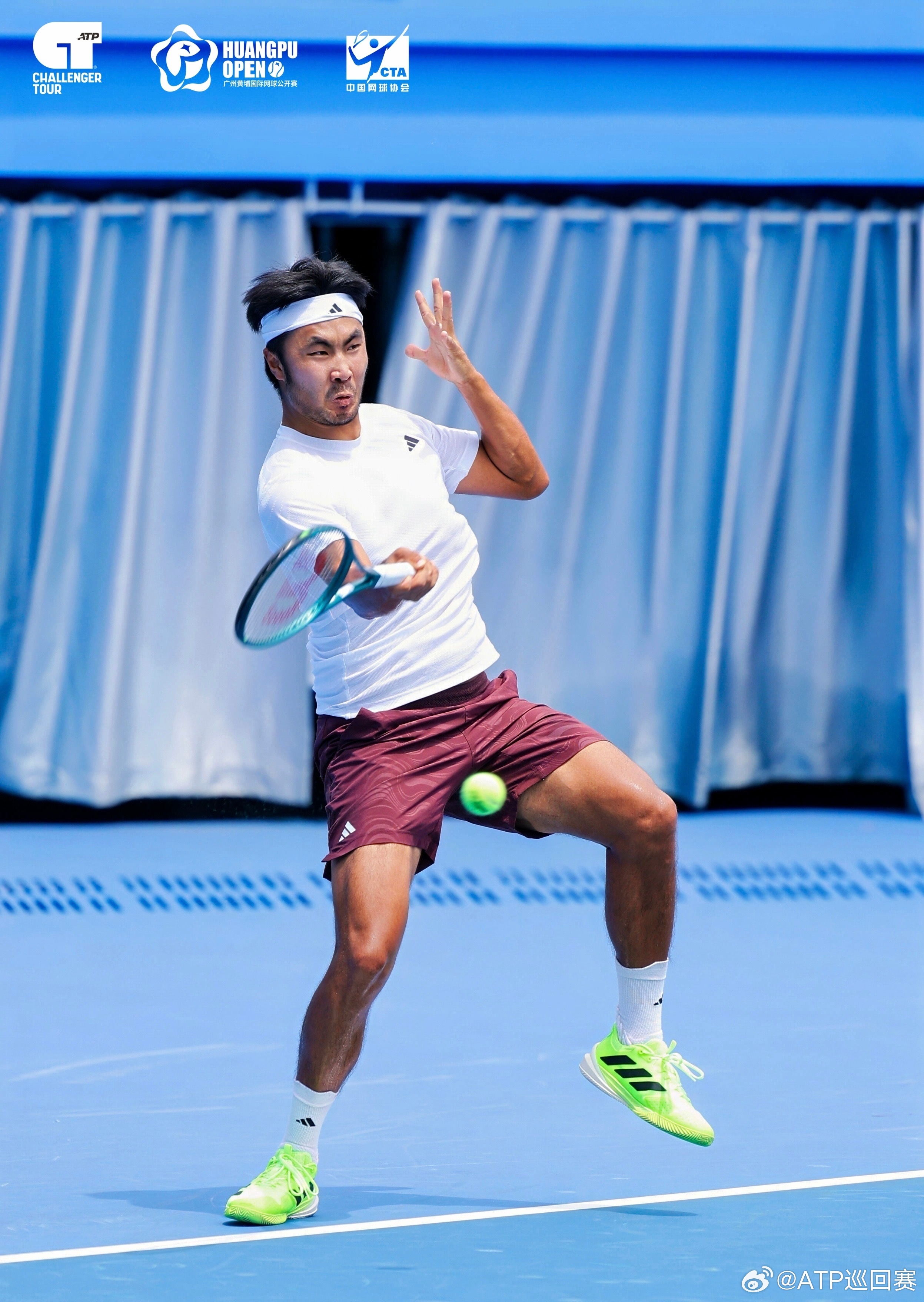 ATP挑战赛 广州黄埔站中国大陆选手首轮赛果👇奥康奈尔[1] 6-4 6-4 