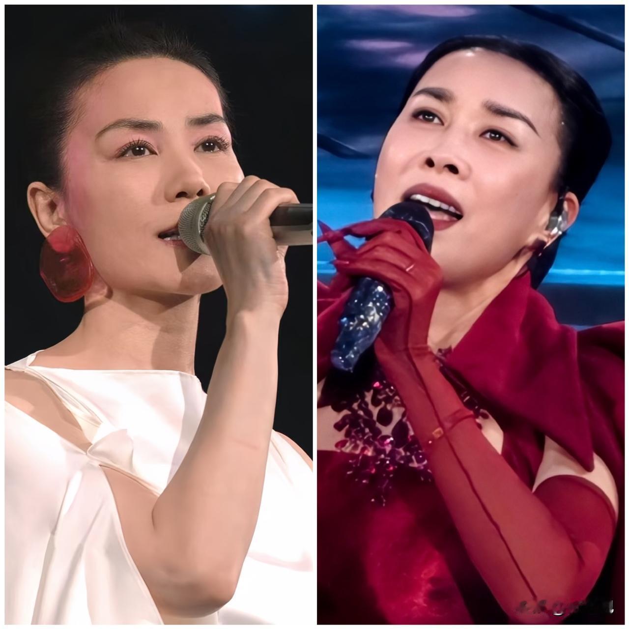 那英演唱会上点名了一大堆明星。

但其实真正受她重视的，无非就2个人。第一个不用