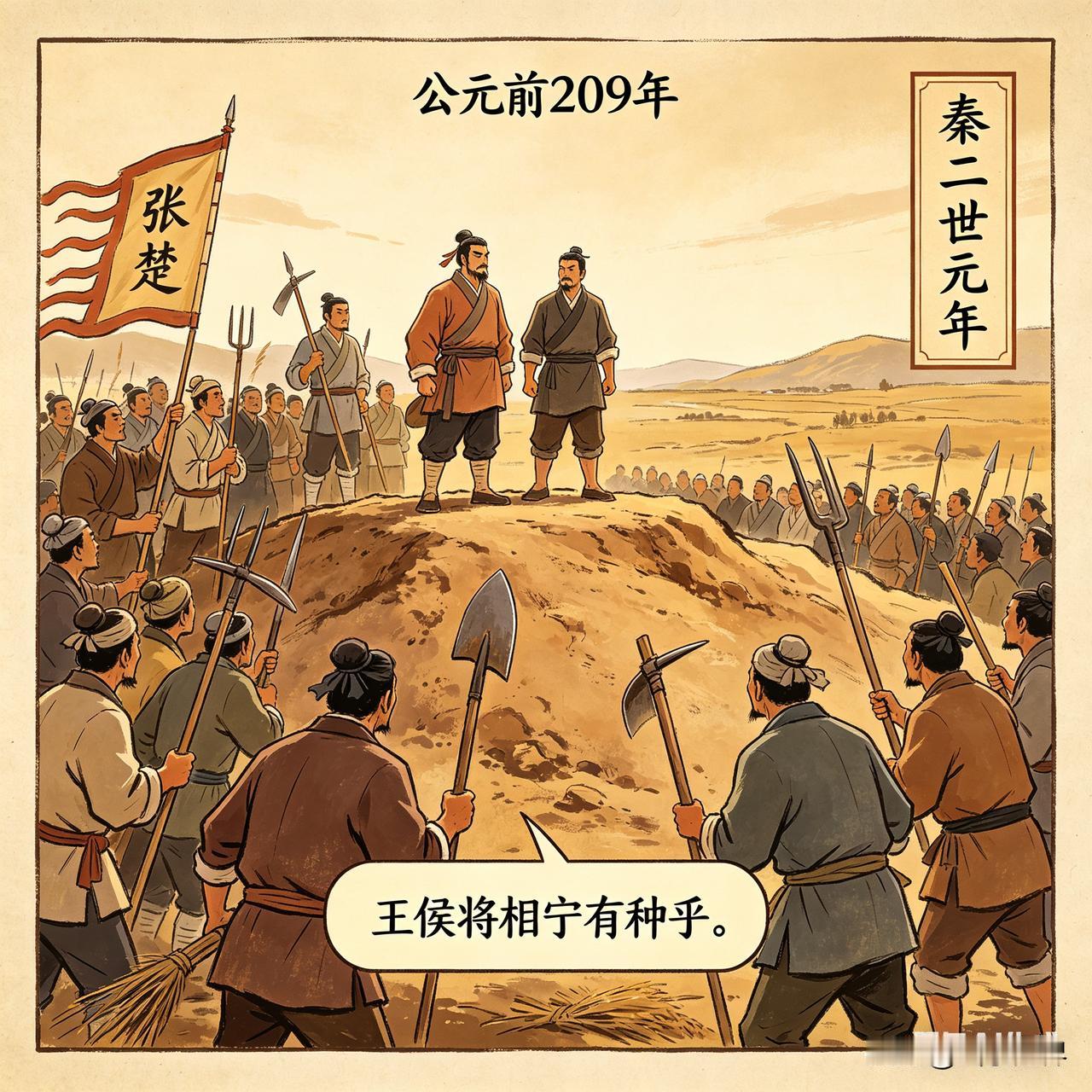 我国历史上的八次农民起义
（按时间顺序排列）
 
1. 陈胜、吴广起义（秦末）