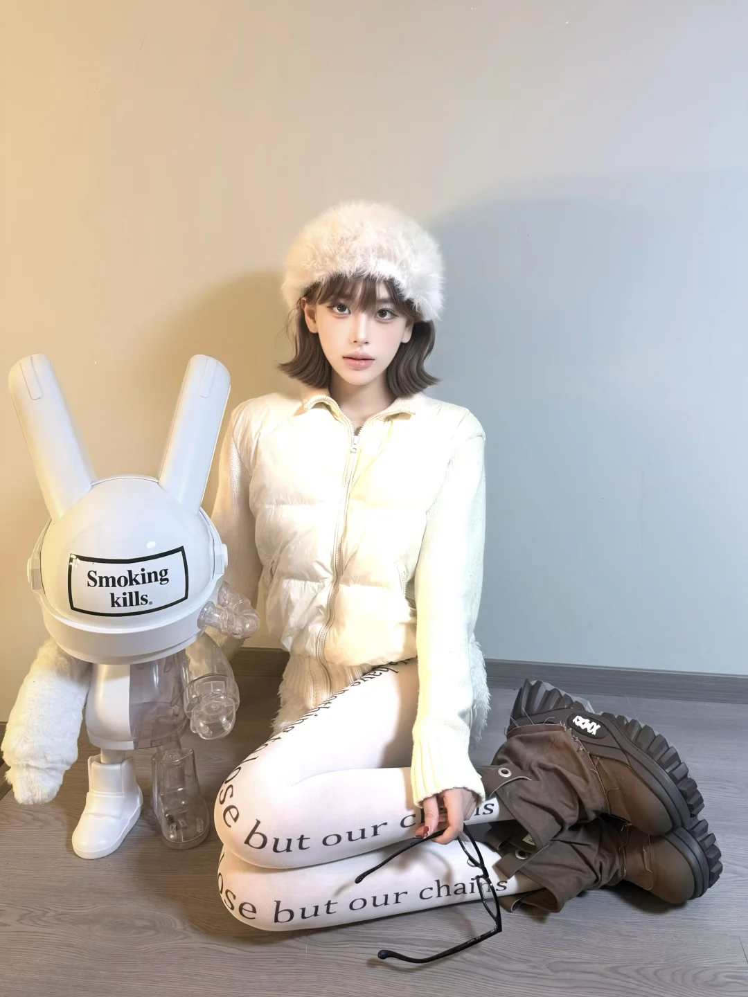 ⸝⸝ ♡🐰 ˖°.🤍