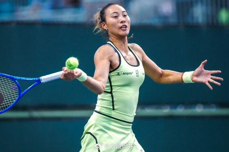 郑钦文收获10.5万美元奖金wta WTA1000迈阿密站女单第三轮，郑钦文战胜