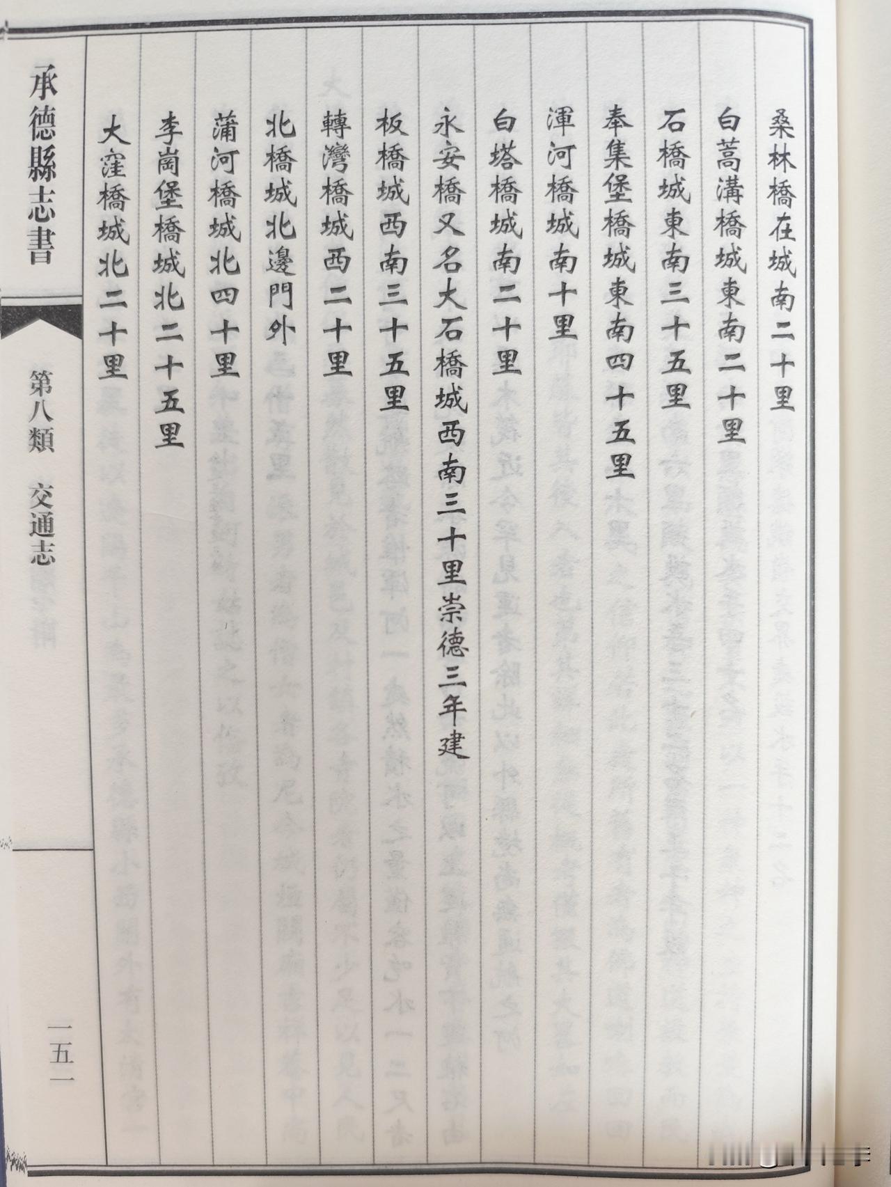 清末，沈阳区域的桥梁有多少？
据宣统二年《承德县（今沈阳）志书》交通志中记载，沈