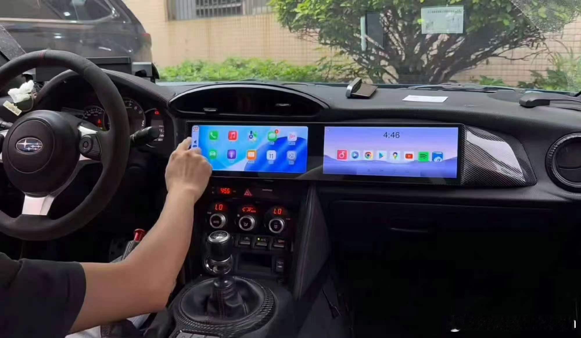 好啊，这下居家了BRZ改副驾屏，是为了方便看路书吗？