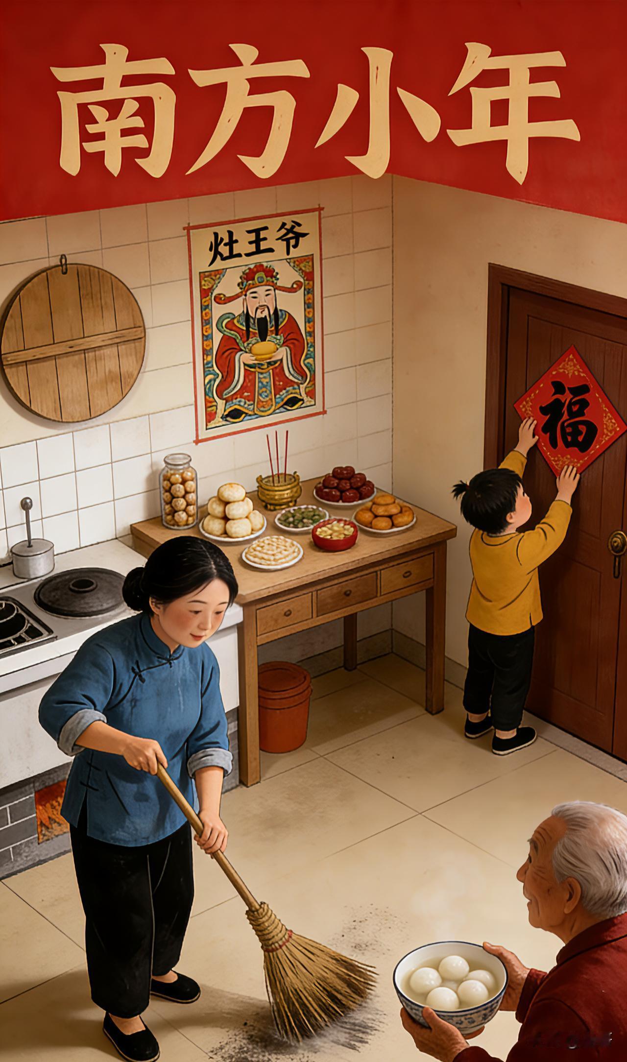 南方小年：一碗甜糯，藏尽南方人最软的乡愁
 
今天腊月二十四，是专属于南方人的小