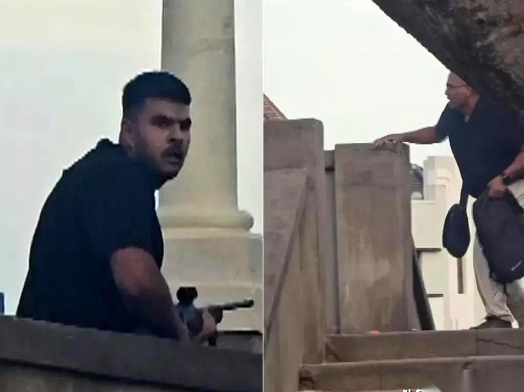 父子俩。一个50，一个24。
在悉尼有两套房，爹还有持枪证。
然后拎着枪，上街，