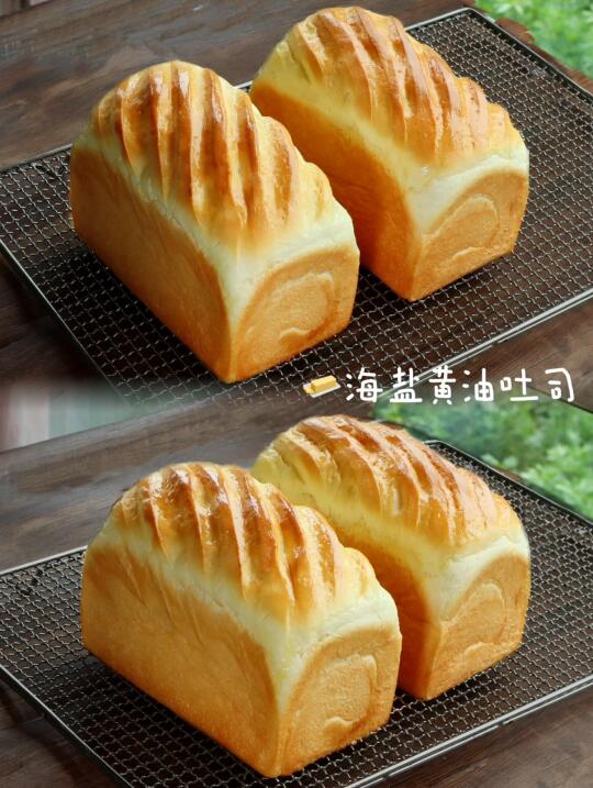 🧈海盐黄油吐司｜吐司口味天花板选手🥣