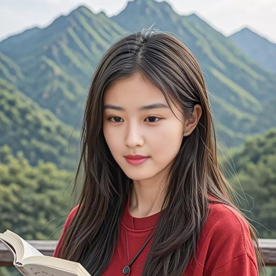 静坐山间，沉醉书海，感受自然的宁静与心灵的平和。宁静山间风景 独处的静美时光 陶