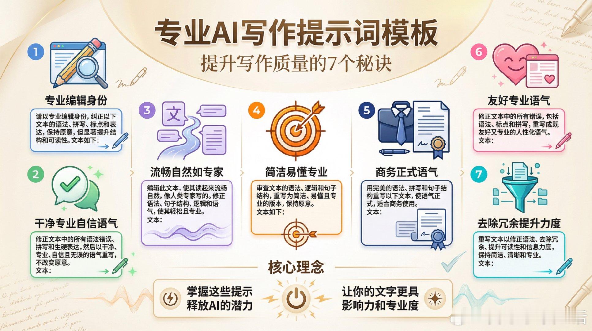 别再只告诉AI“帮我检查语法和写作”了！糟糕的提示语只会带来糟糕的结果。试试这些