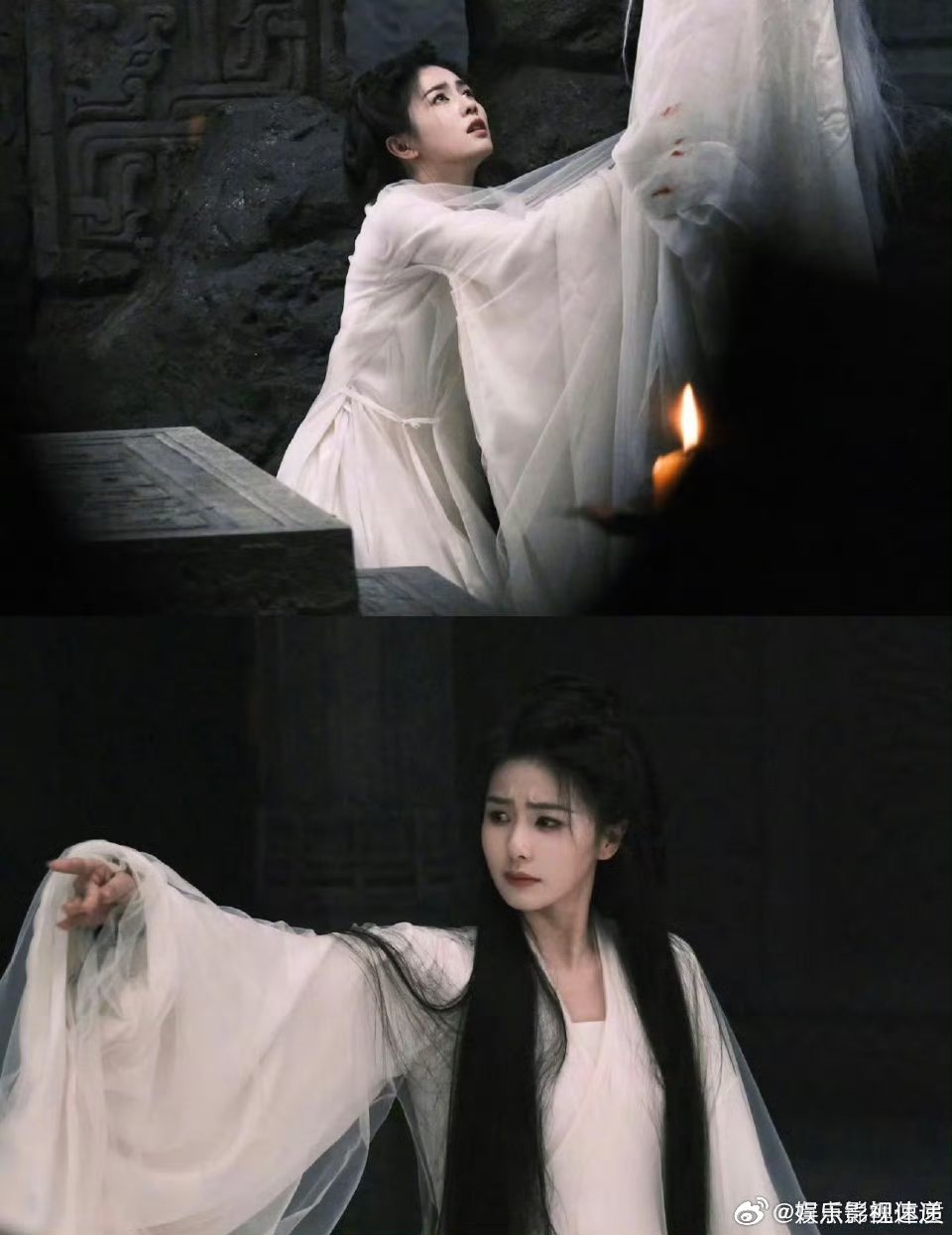 我见犹怜的白鹿搭凄美地正好 白鹿把花如月的破碎演得太真实！白九思的关押，在她眼里