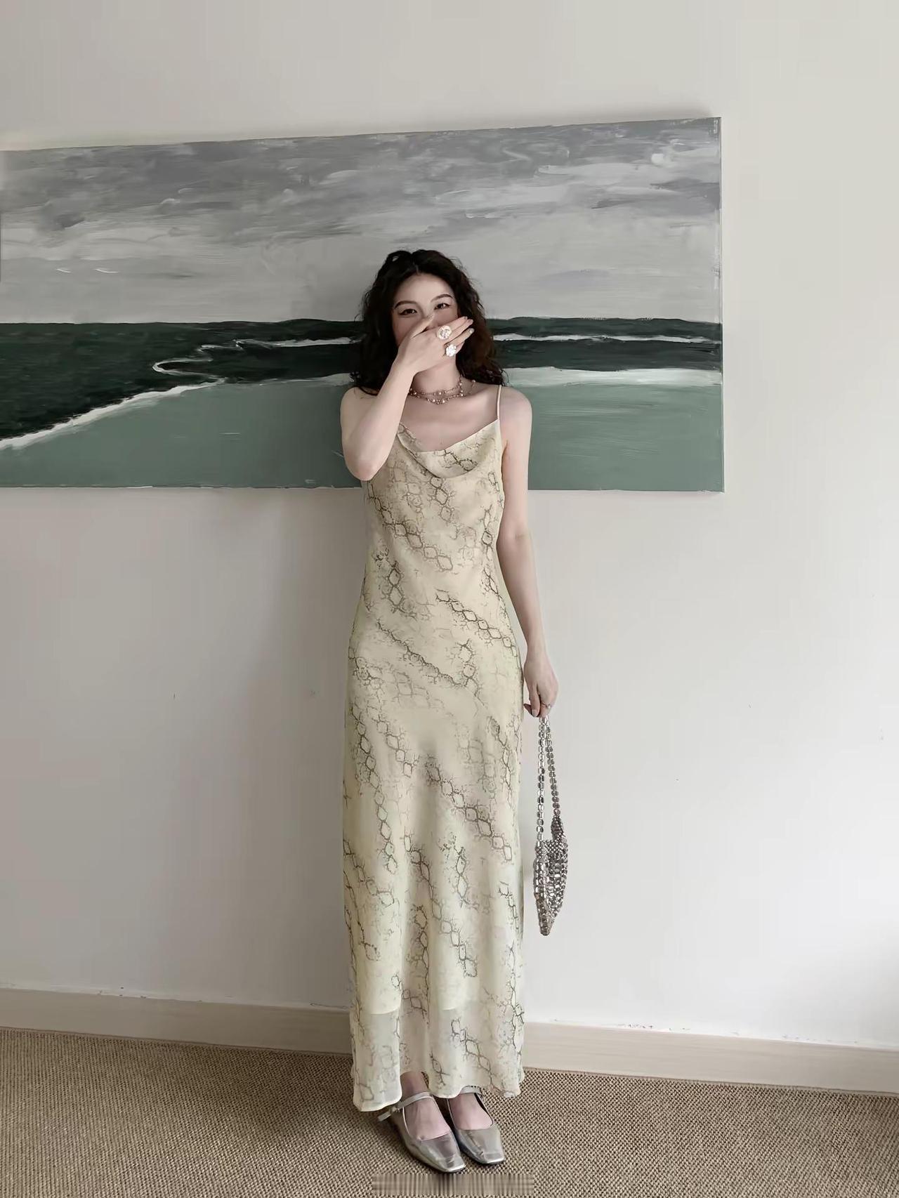 173/54|夏日韩系美式松弛感OOTD.度假神裙 今天穿什么 夏日穿搭 韩系穿