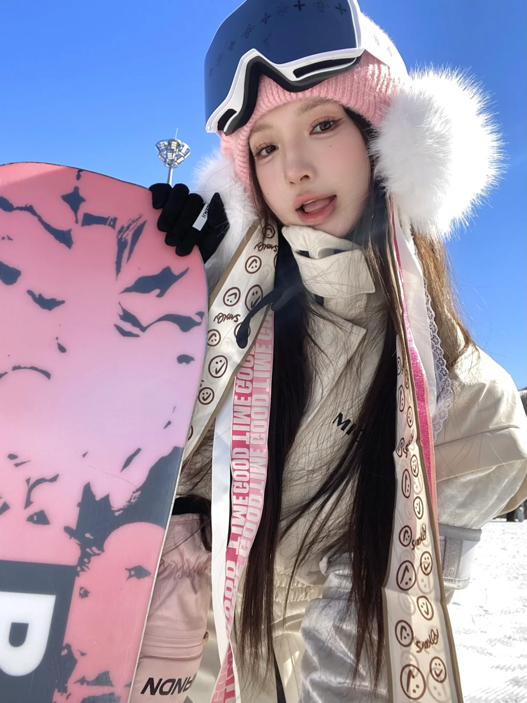 被路人追了一整条雪道