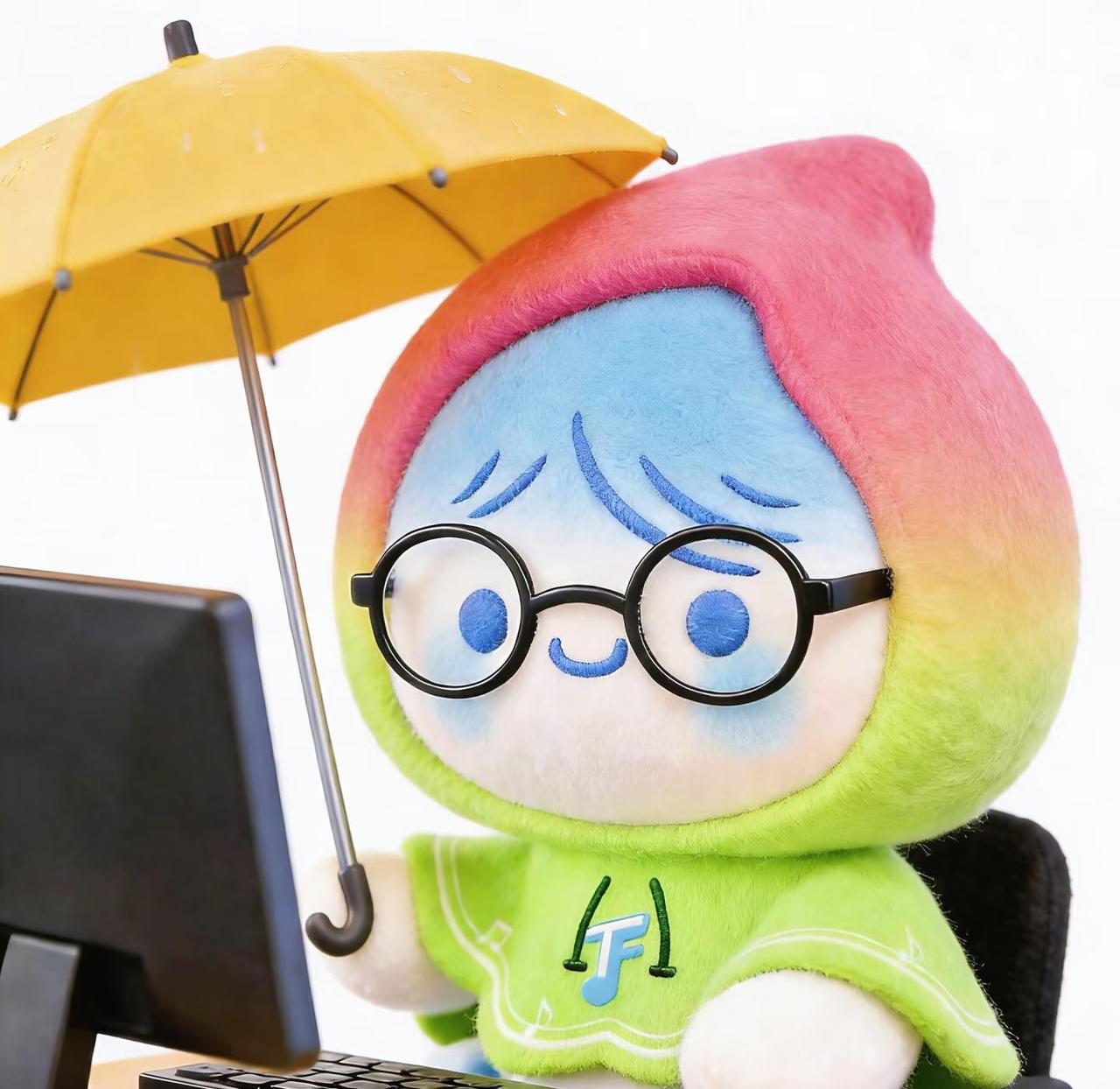 下雨也要撑伞打工的rainy（bushi）
之前刷到就很喜欢的梗图[皱眉]找不到