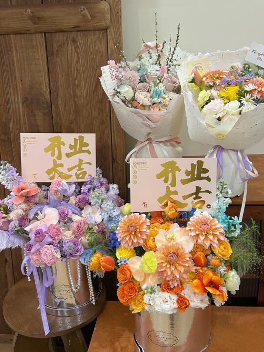被最近的开业花桶美到咯～|泗洪花店