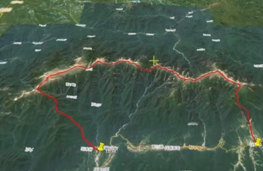 “鳌太线”即鳌山太白山主脉徒步路线 平均海拔 3200 3300 最高 3771