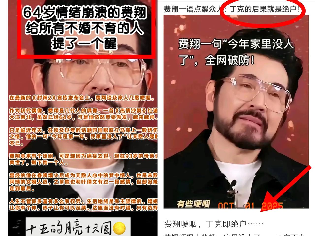 第一批丁克夫妻离世，遗产到底留给谁了？费翔说丁克的后果是“绝户”，这话听着扎心，