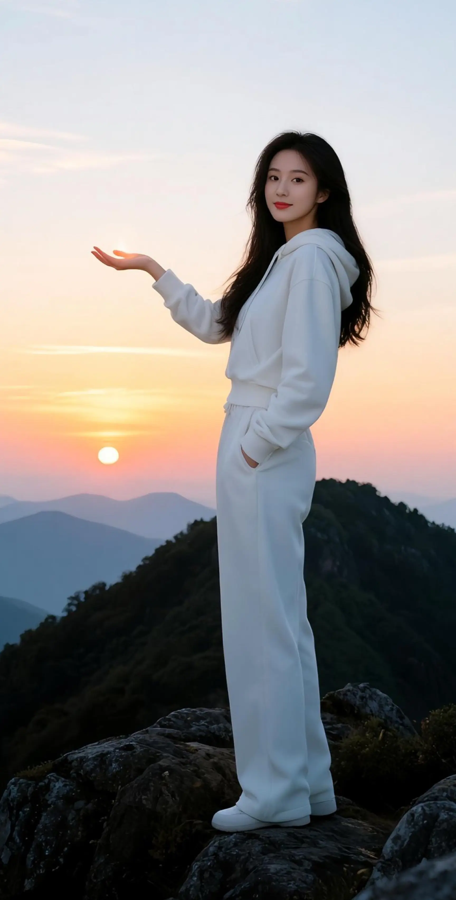 AI逆光生活照 ai创作