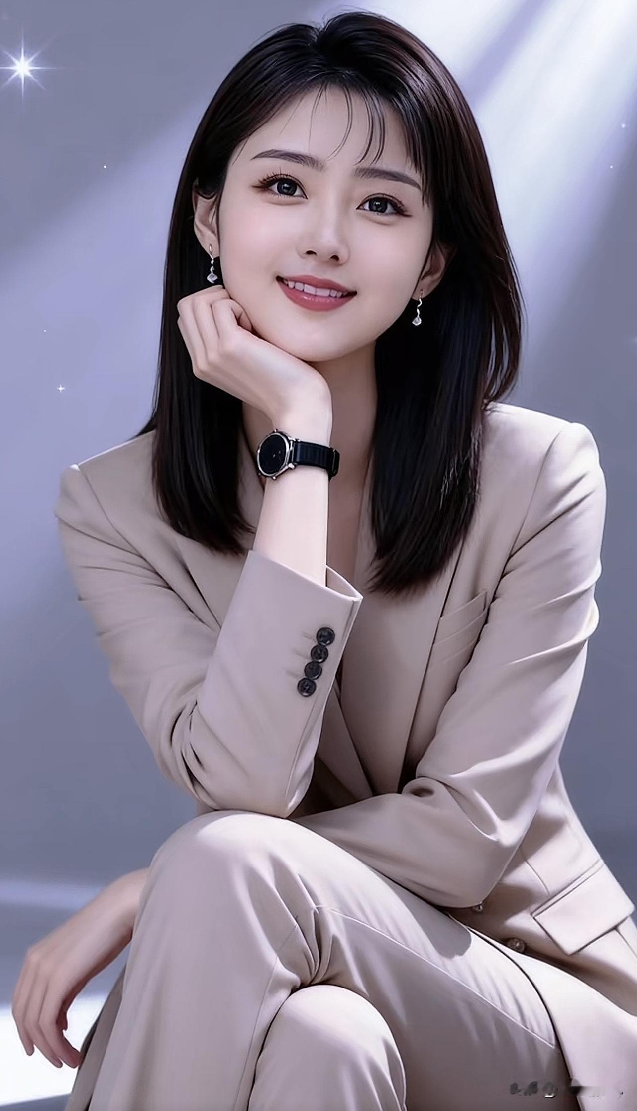 优雅职场风，温柔微笑，尽显女性魅力！🌟✨职场女性气质 气质职场女孩 干练职场女