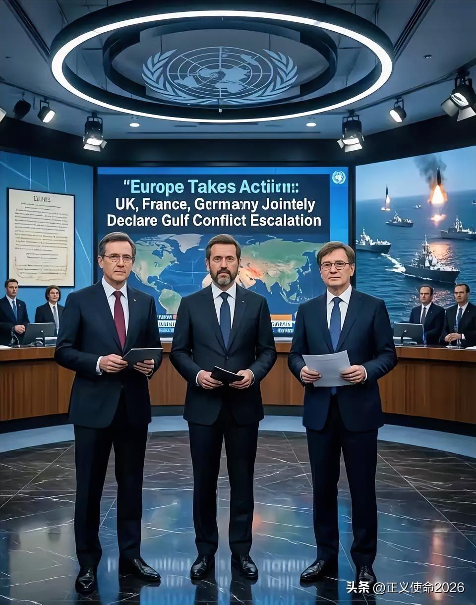 本以为中东那边还能缓口气，刚看到消息——欧洲也下场了。

3月1日，英法德三国突