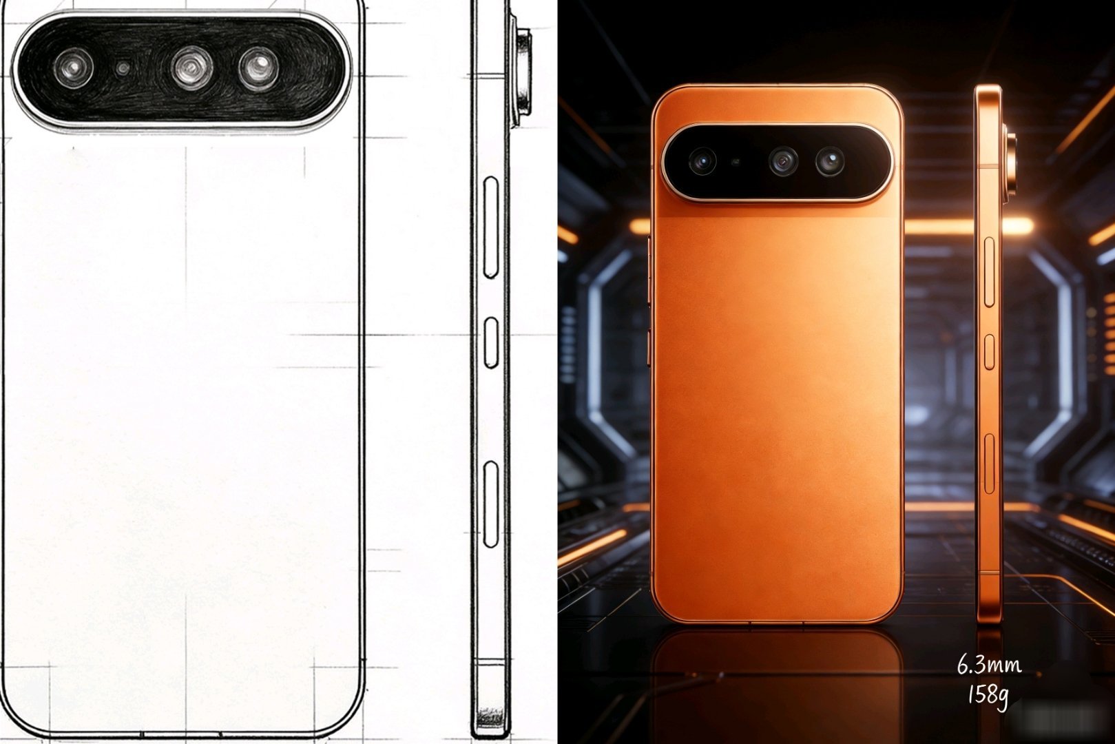 用豆包把我发的荣耀Air线稿图，随便渲染了几个颜色数码资讯科技数码