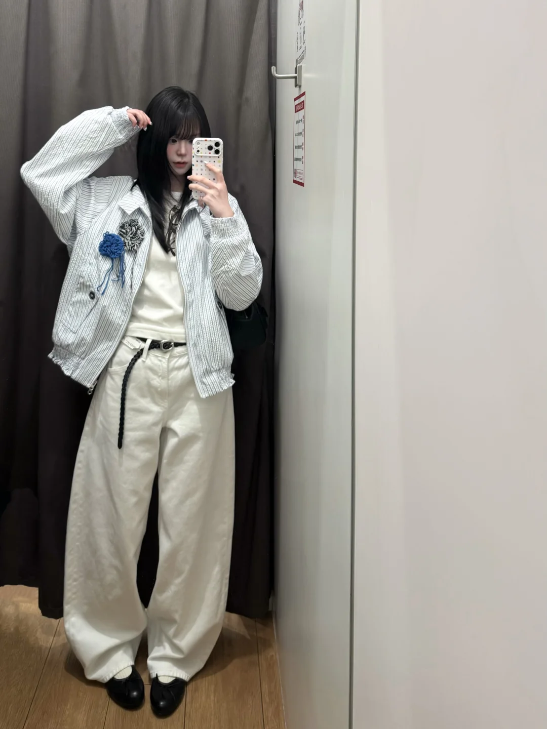 优衣库你拉夫劳伦啊？🎐简单干净蓝白好松弛